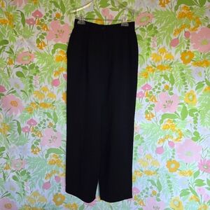 Vintage Black Straight Leg Trousers